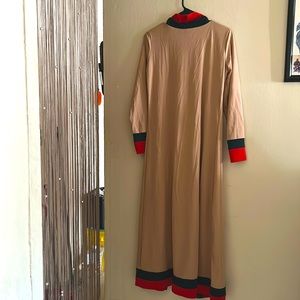 3 pieces pants set with red and green stripe at the end